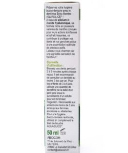 Dentifrice Extra Menthe (Silicium organique), 50 ml